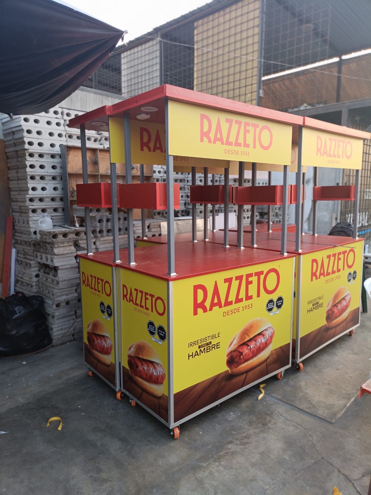 Ejemplo de displays y módulos realizado por BROTHER
